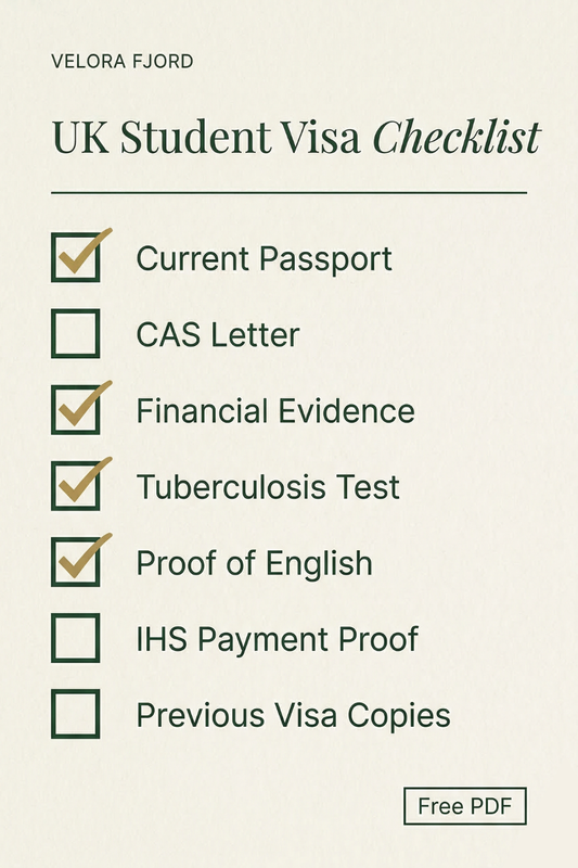 Free UK Visa Checklist